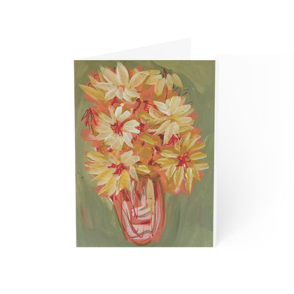 'Vase of Sunflowers' Art Cards (1, 10, 30, and 50pcs)