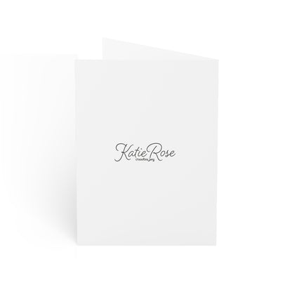 Floral Thank You Greeting Card - Pack of 1/10/30/50